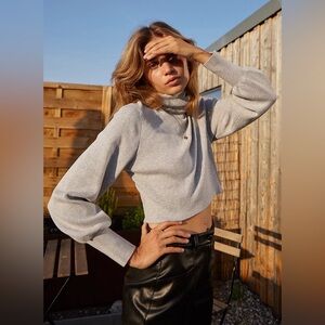 Wilfred Rebecca Turtleneck Cropped Sweater